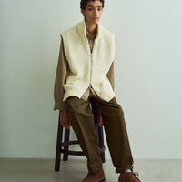 SAMPLE SALE Diagonal Striped Drivers Knit Vest