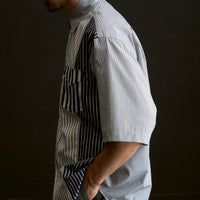 26SS SAMPLE Double Pocket H/S Stripe Shirt