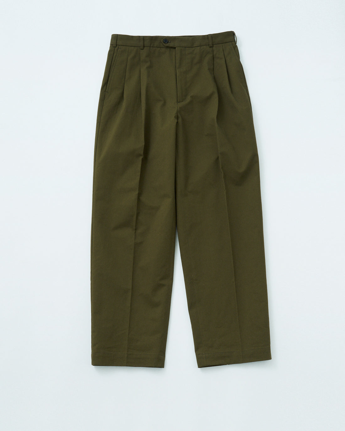 2タック入りヴィンテージコットンチノパンツ