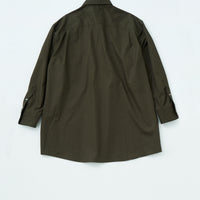 SAMPLE SALE Compact Twill Luster TKS Finished Tyrol Long Shirt
