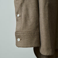 SAMPLE SALE High Density Check Wool Shirt