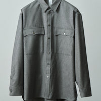 SAMPLE SALE High Density Check Wool Shirt