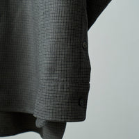 SAMPLE SALE High Density Check Wool Shirt