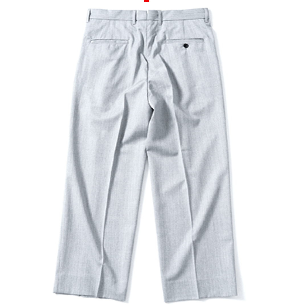 Archive　2タック入りワイドシルエットテーラードパンツ