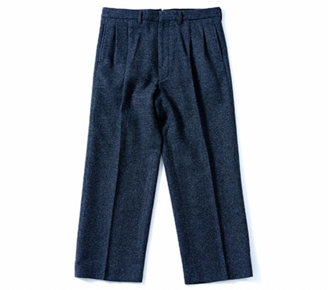 SAMPLE SALE 英国羊毛2タックスラックス