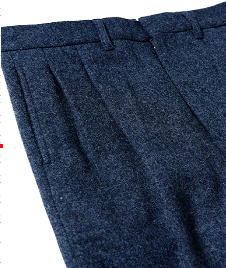 SAMPLE SALE 英国羊毛2タックスラックス