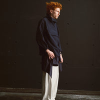 Archive SALE 撥水高密度ポプリンフレンチネイビーデッキパーカー