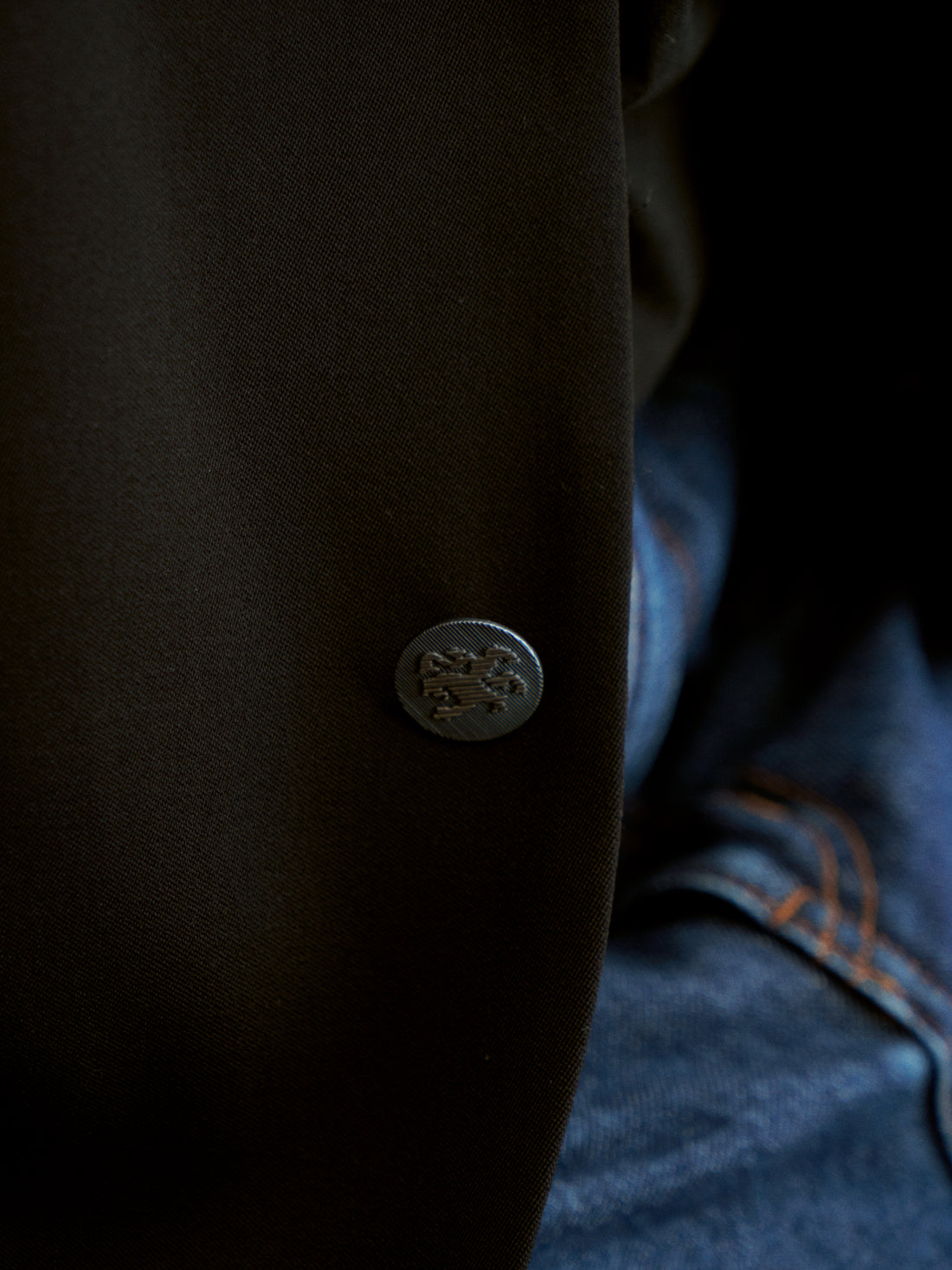 26SS SAMPLE Doeskin 2B Collarless Jacket