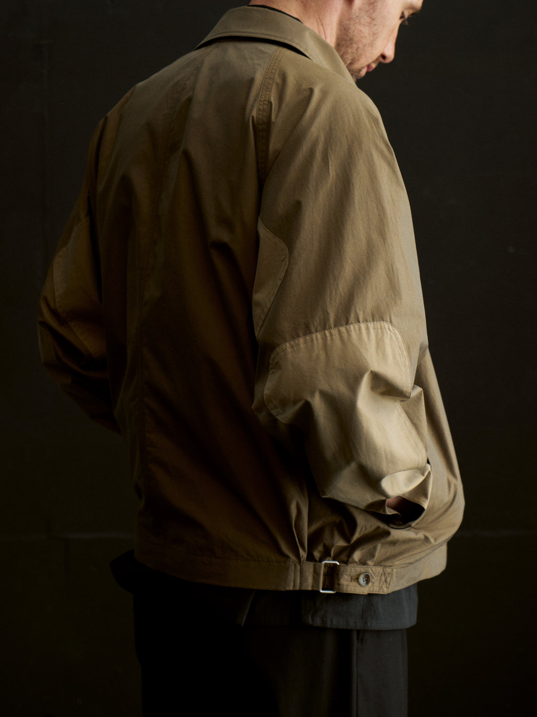 26SS SAMPLE High density Chambray Drizzler Jacket