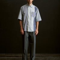 26SS SAMPLE Double Pocket H/S Stripe Shirt