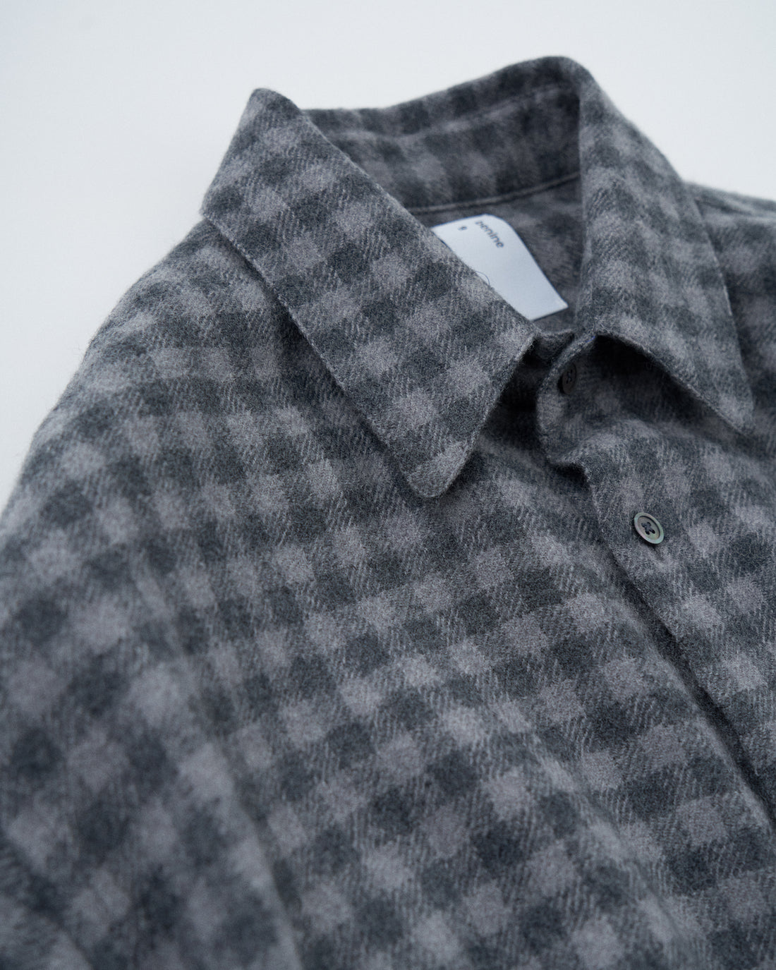 SAMPLE SALE メリノウールソフトタッチチェックシャツ