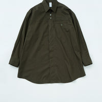 SAMPLE SALE Compact Twill Luster TKS Finished Tyrol Long Shirt