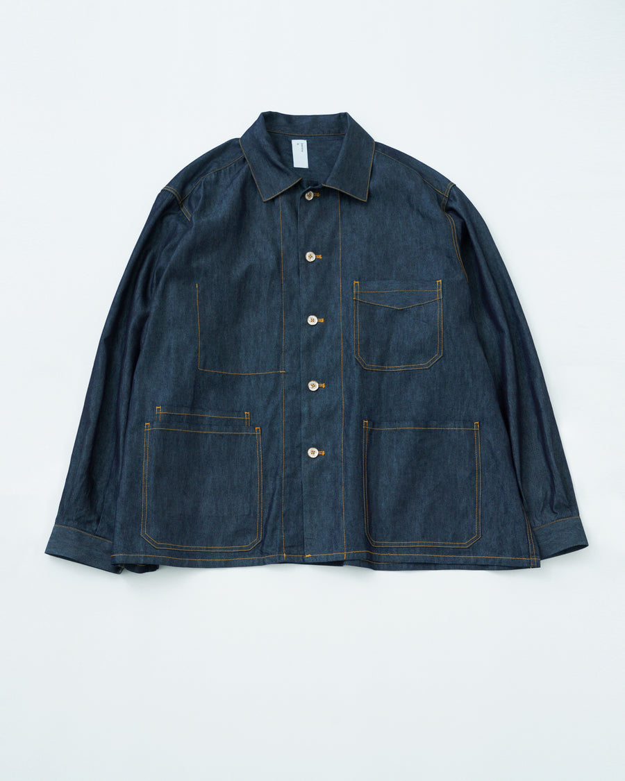 SAMPLE SALE 6oz Silk Denim Work Jacket
