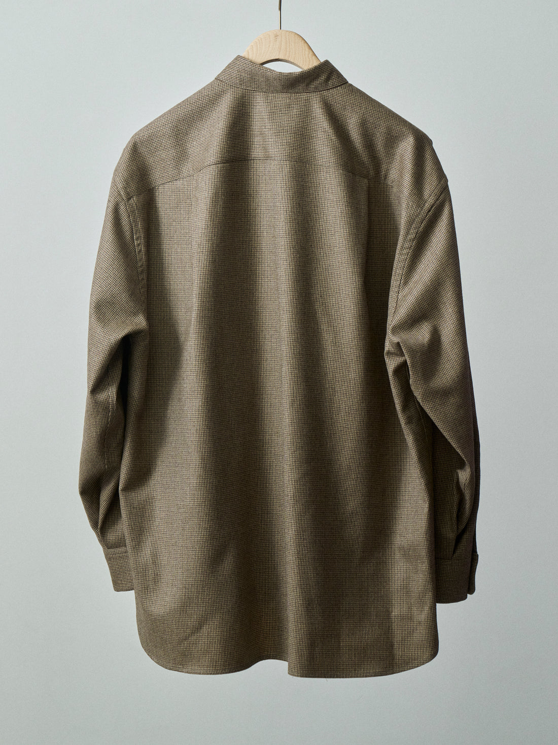 SAMPLE SALE High Density Check Wool Shirt