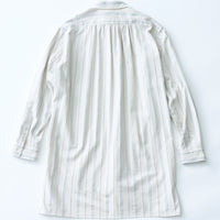 SAMPLE SALE シルクドビーフレンチアーミーグランパシャツ