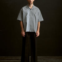 26SS SAMPLE Open collar  H/S  Gingham Check Shirt
