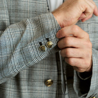 26SS SAMPLE Silk nep Collarless Jacket
