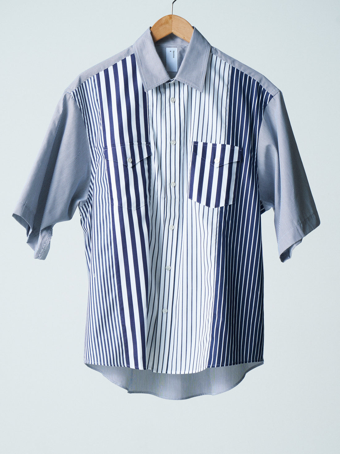 26SS SAMPLE Double Pocket H/S Stripe Shirt