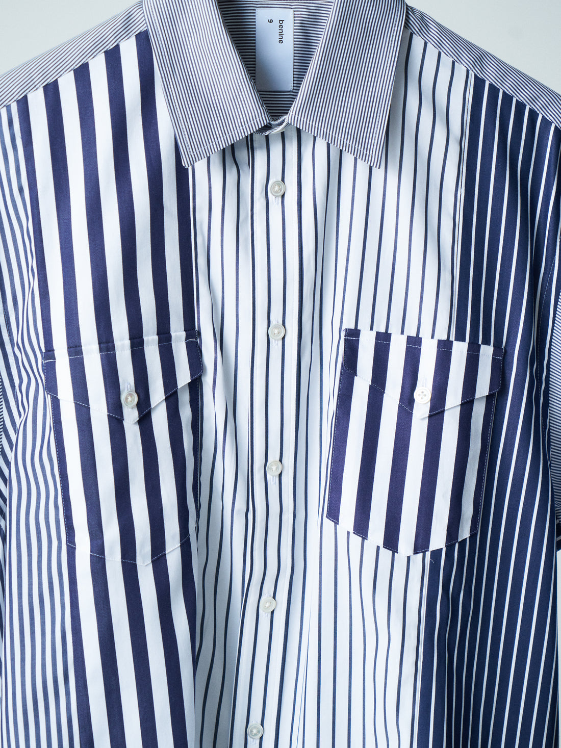 26SS SAMPLE Double Pocket H/S Stripe Shirt