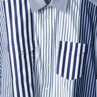 26SS SAMPLE Double Pocket H/S Stripe Shirt