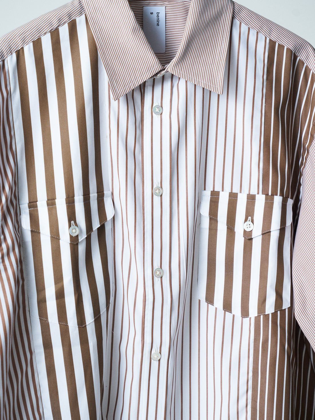26SS SAMPLE Double Pocket H/S Stripe Shirt