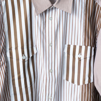 26SS SAMPLE Double Pocket H/S Stripe Shirt