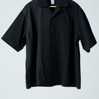 26SS SAMPLE Open collar  H/S  Organic cotton Shirt