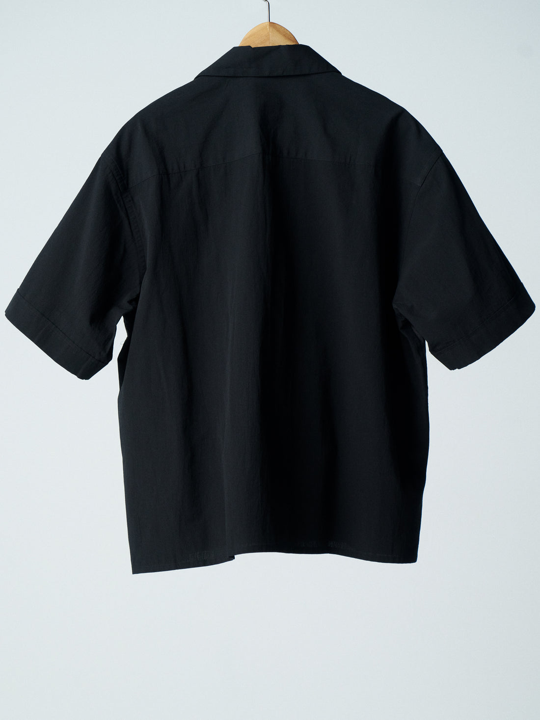 26SS SAMPLE Open collar  H/S  Organic cotton Shirt