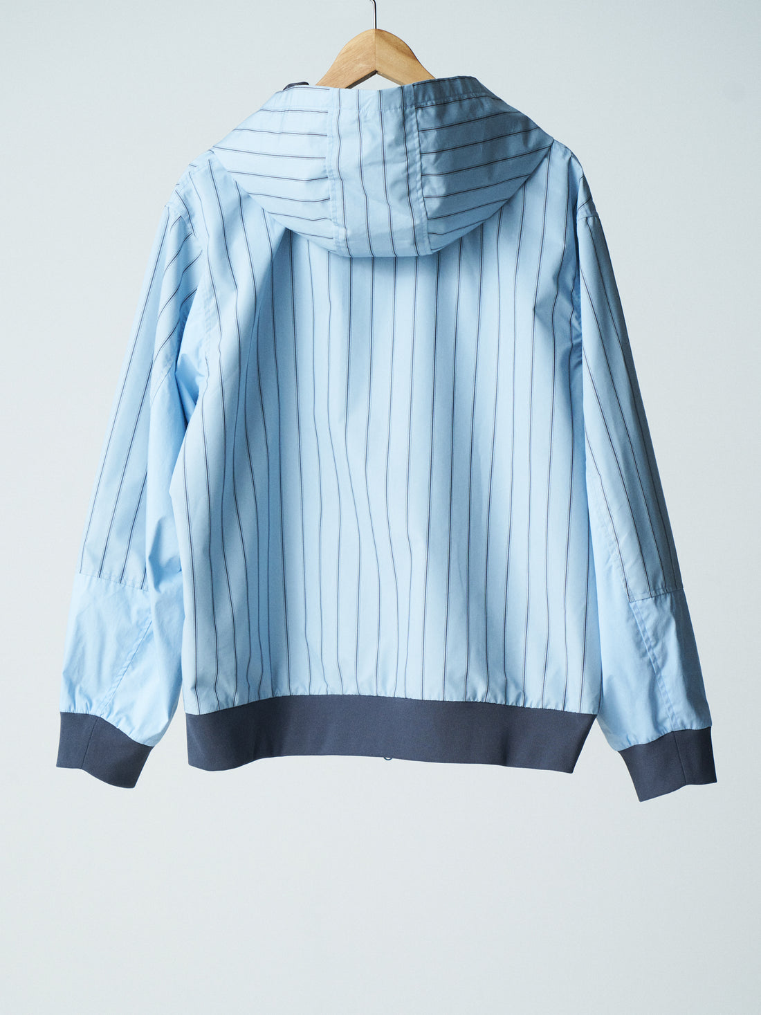26SS SAMPLE Typewriter Stripe Zip Parka