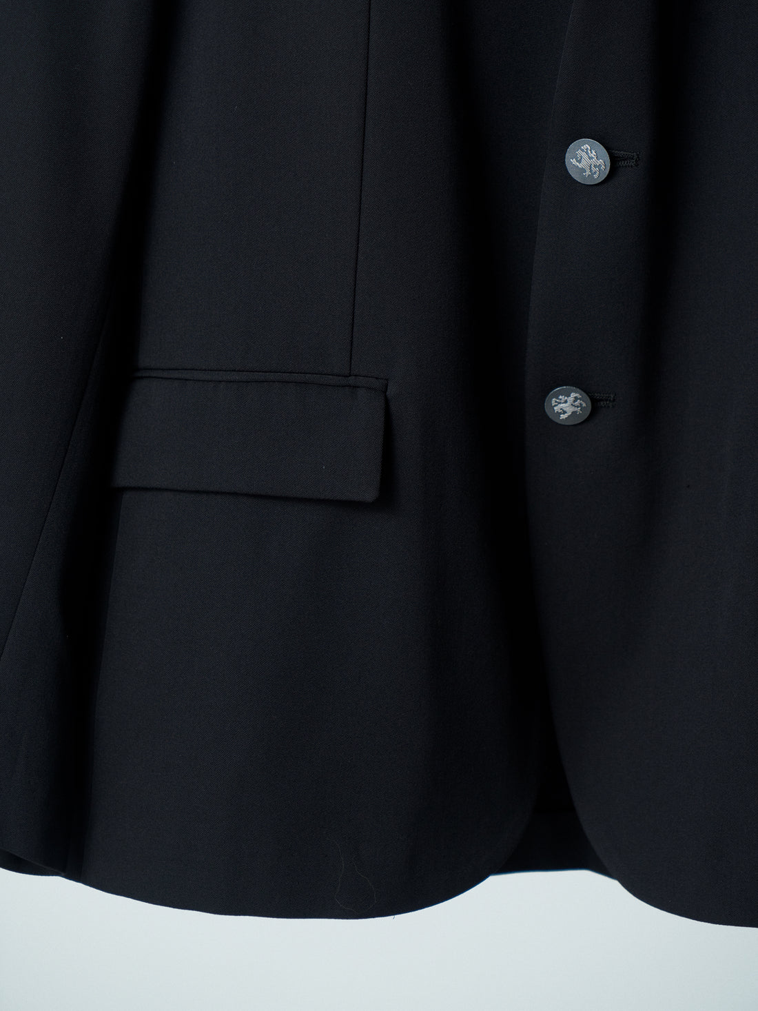 26SS SAMPLE Doeskin 2B Collarless Jacket