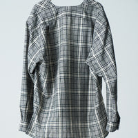 26SS SAMPLE Collarless L/S Pullover shirt