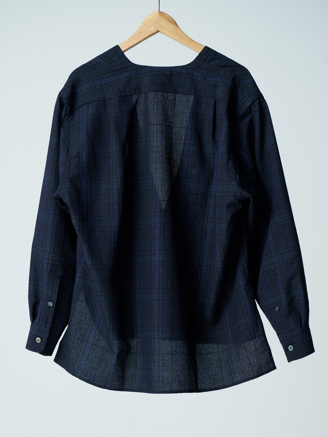 26SS SAMPLE Collarless L/S Pullover shirt