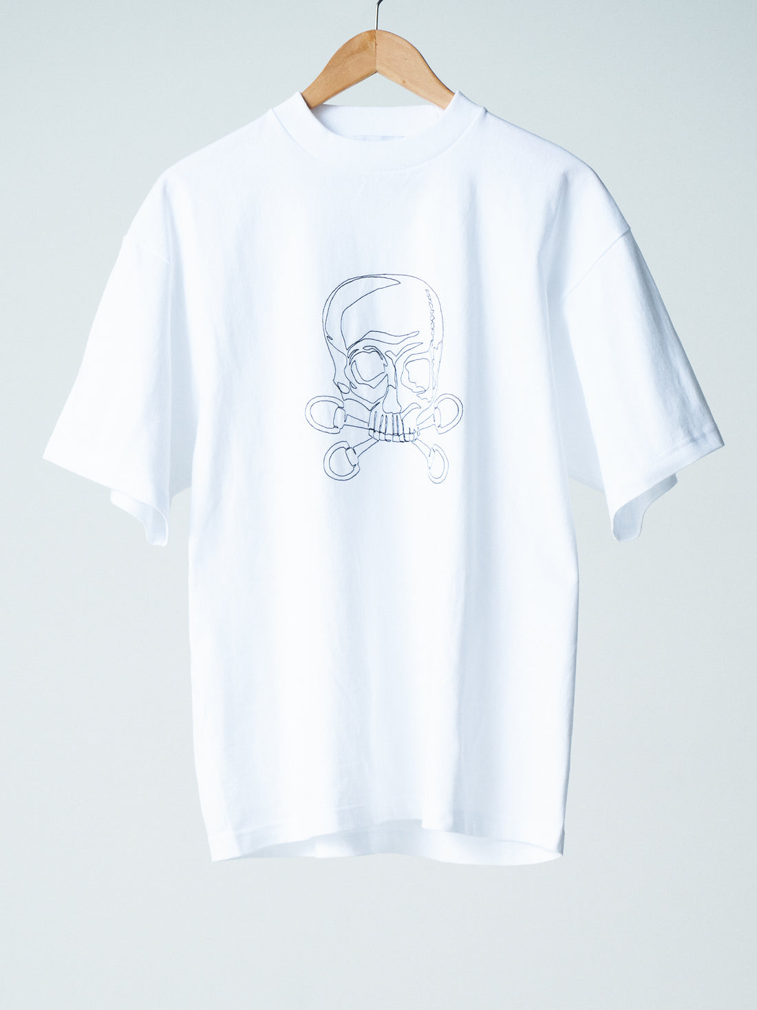 26SS SAMPLE Skull Stitch Embroidery Tee Shirt